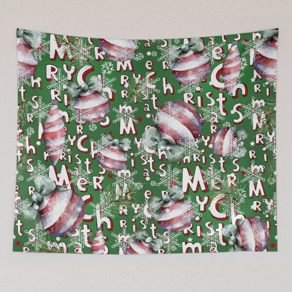 Item preview, Christmas Pattern With Ornaments designed and sold by Designs By YL.
