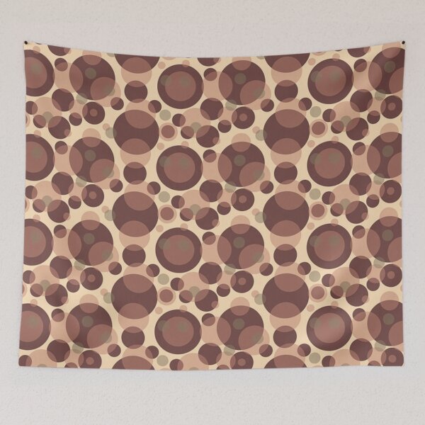 Item preview, Retro brown circle pattern designed and sold by NoahDea.