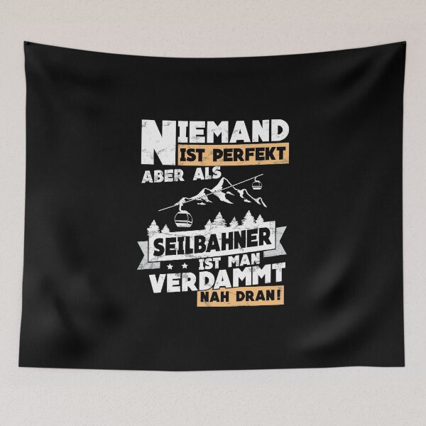 Item preview, Cable car gondola mountain railway nobody is perfectly funny designed and sold by StrongShirts.