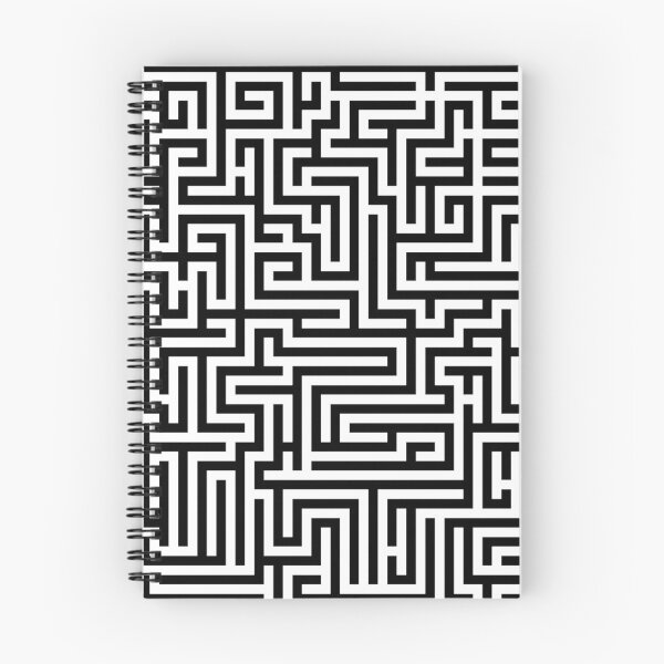 Item preview, Black and white labyrinth designed and sold by NoahDea.