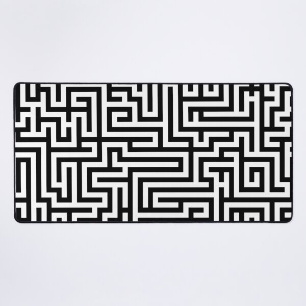 Item preview, Black and white labyrinth designed and sold by NoahDea.