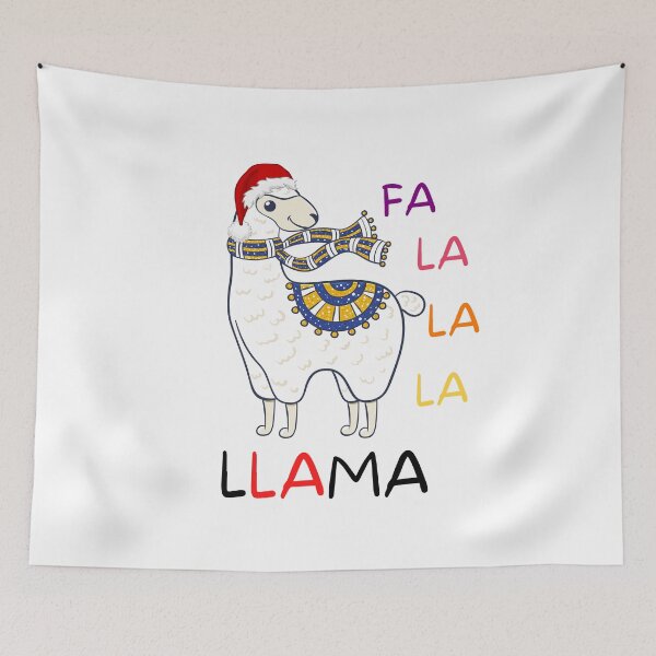 Item preview, Fa La La La Llama Christmas Lights Snowflakes designed and sold by player-502.