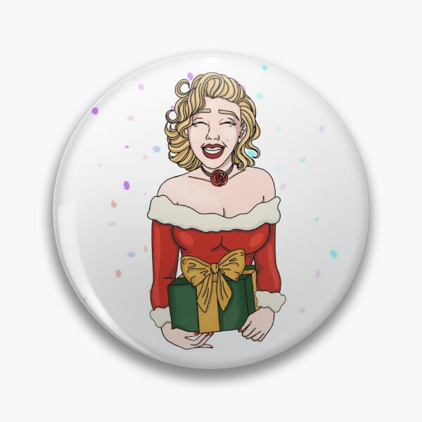Item preview, Christmas blonde pin up designed and sold by Mari Des.