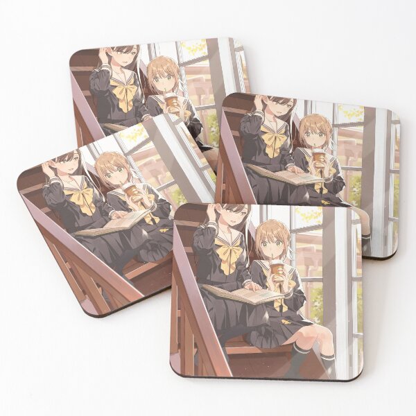 Item preview, Cute anime girls reading designed and sold by LokShyu.