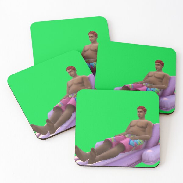 Item preview, Florida Man on a Floatie designed and sold by Teplo Designs.