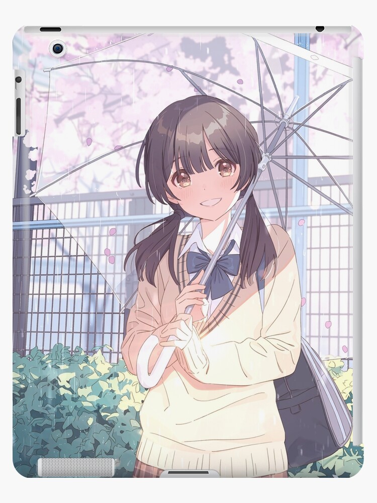 Funda y vinilo para iPad «Linda chica anime con paraguas» de LokShyu |  Redbubble