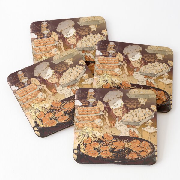 Item preview, Cute anime girl cooking designed and sold by LokShyu.