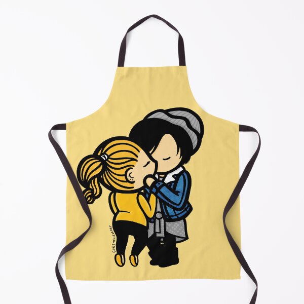 Item preview, Blonde Girl and Raven Boy Kiss Kiss designed and sold by gogenevieve.