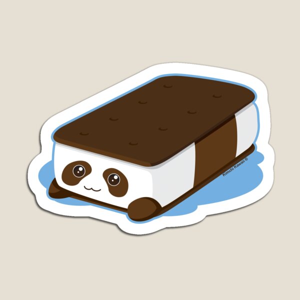 Cute Panda Bar Ice Cream Magnet