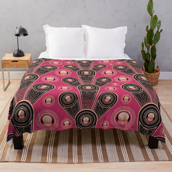 Item preview, Pink and brown abstract pattern designed and sold by NoahDea.