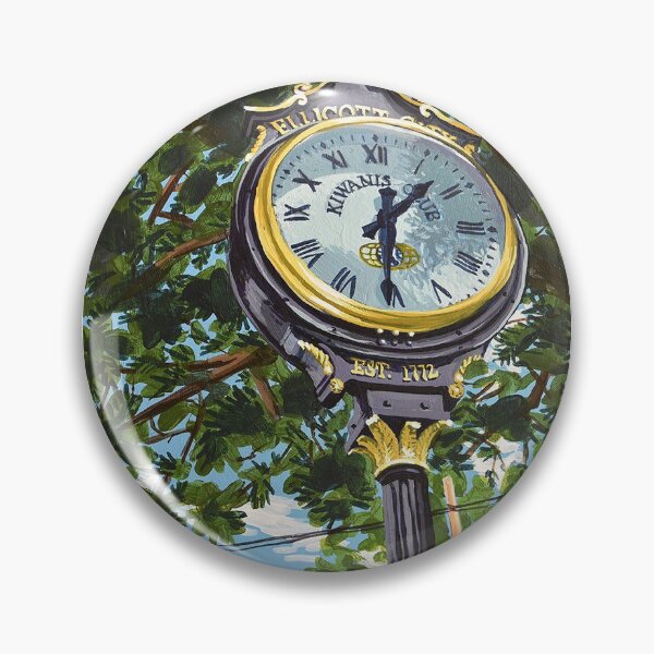 Item preview, Ellicott City Clock designed and sold by LauraWolfArtist.