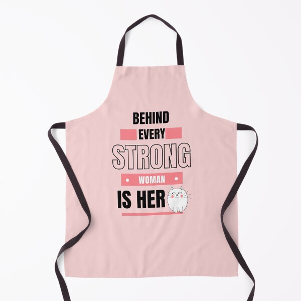 Item preview, Behind Every Strong Woman Is Her Cat designed and sold by BYNANA80.
