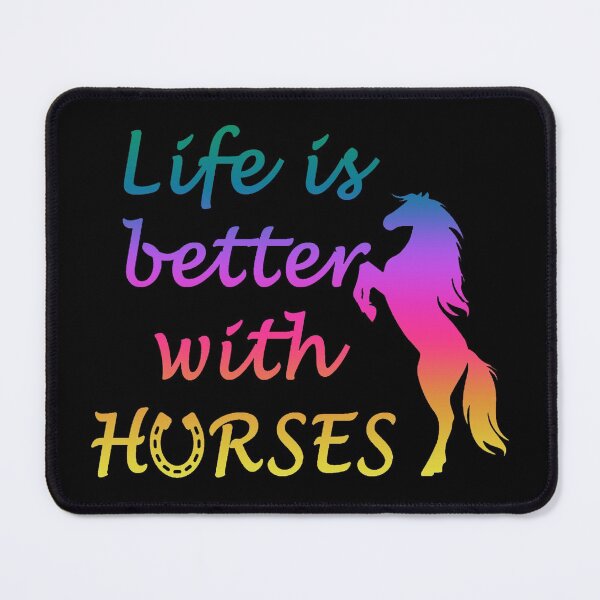 Item preview, Life is better with horses - colourful design for all horse/pony lovers designed and sold by PunkyCat.