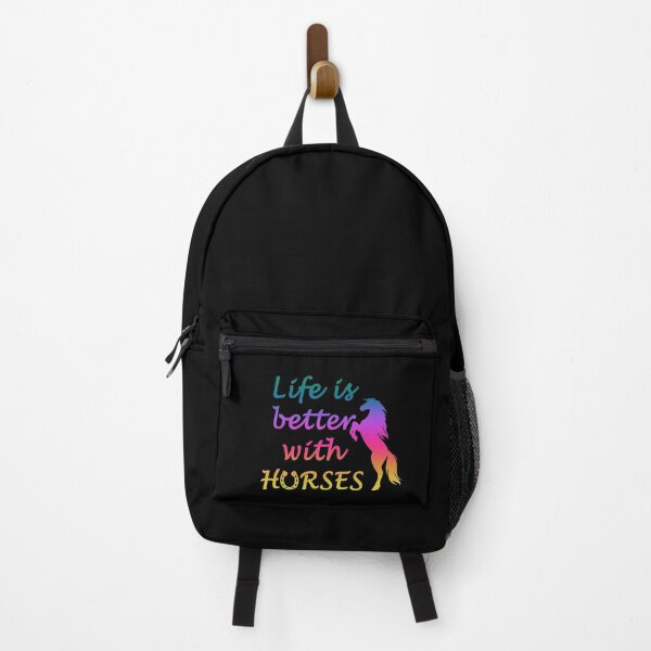 Item preview, Life is better with horses - colourful design for all horse/pony lovers designed and sold by PunkyCat.