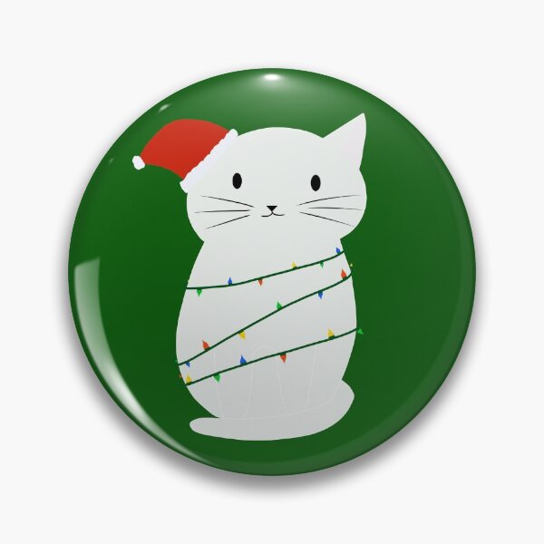 Artikelvorschau, Weihnachtskatze entworfen und verkauft von CosmoCatDesigns.