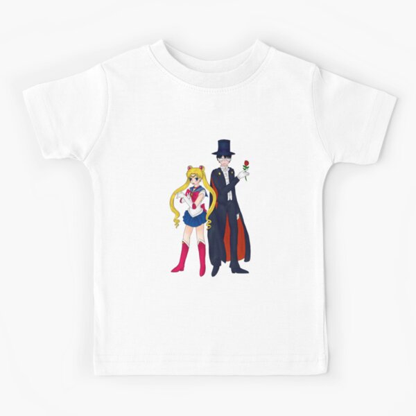 Sailor Moon and Tuxedo Mask Kids T-Shirt