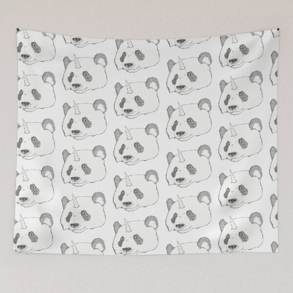 Item preview, Unicorn Panda designed and sold by GoodOldRetro.