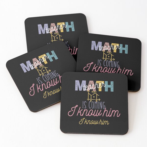 Item preview, Math Teacher Is Coming I know Him I Know Him designed and sold by Amirebdesign.