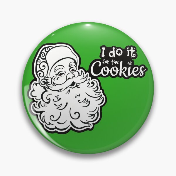 Item preview, Stoned Santa-I do it for the cookies-Funny Stoner Christmas  designed and sold by YomeHayin.