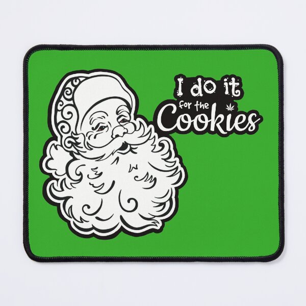 Item preview, Stoned Santa-I do it for the cookies-Funny Stoner Christmas  designed and sold by YomeHayin.