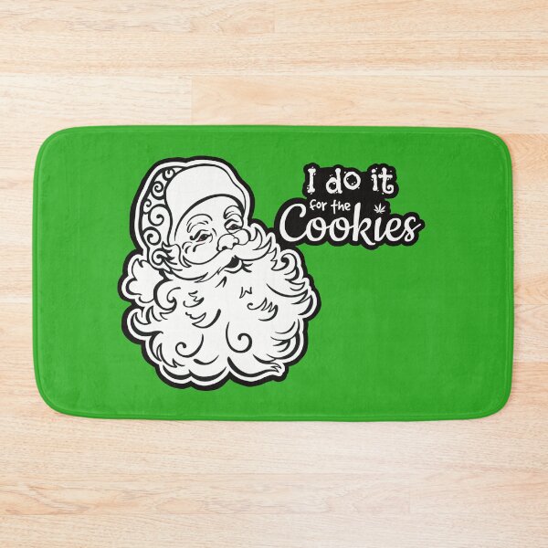 Item preview, Stoned Santa-I do it for the cookies-Funny Stoner Christmas  designed and sold by YomeHayin.
