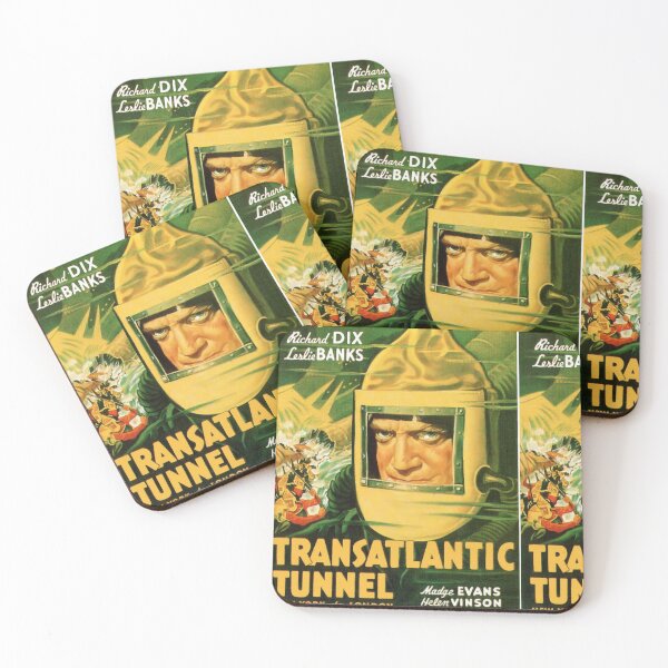 Item preview, Transatlantic Tunnel Vintage Movie Poster  designed and sold by GGSGetGoodStuff.