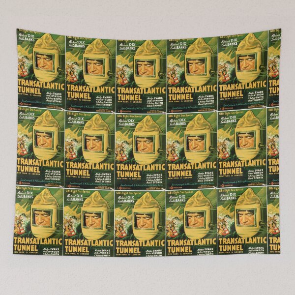 Item preview, Transatlantic Tunnel Vintage Movie Poster  designed and sold by GGSGetGoodStuff.