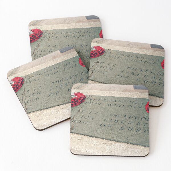 Item preview, Poppy Wreaths on the Arromanches Port Winston Memorial designed and sold by SarahEL17.