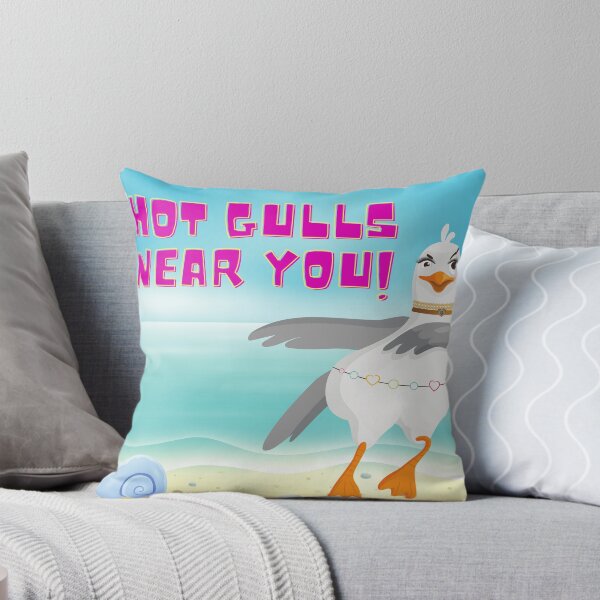 Item preview, Hot Gulls Near You - Funny Play on Words designed and sold by AnAwkwardOtter.