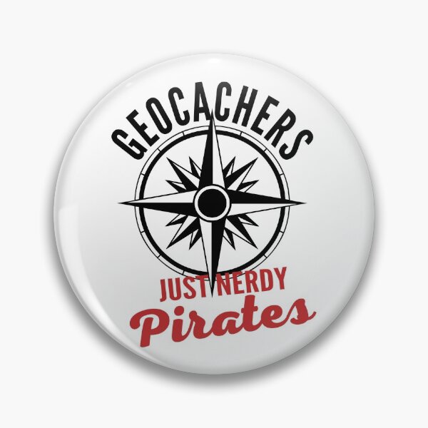 Item preview, Geocachers are just nerdy pirates / funny geocaching saying designed and sold by portrait4you.