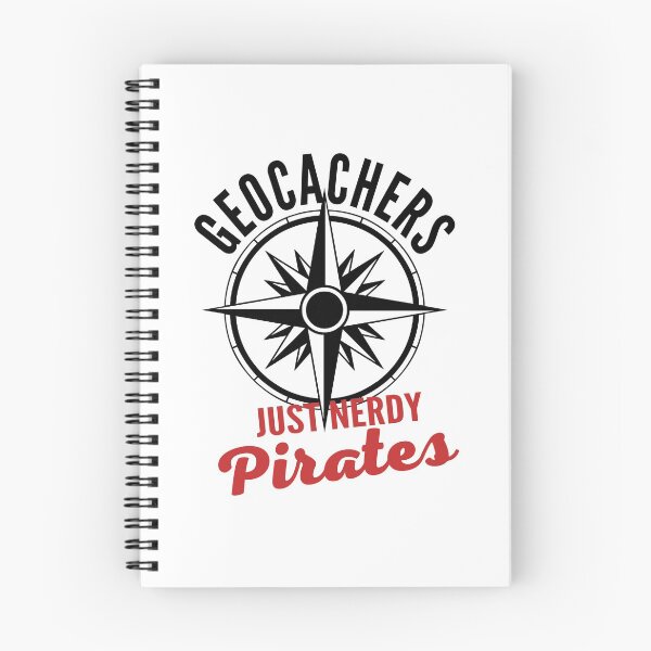Item preview, Geocachers are just nerdy pirates / funny geocaching saying designed and sold by portrait4you.