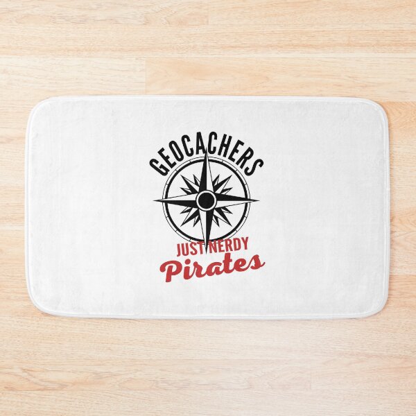 Item preview, Geocachers are just nerdy pirates / funny geocaching saying designed and sold by portrait4you.