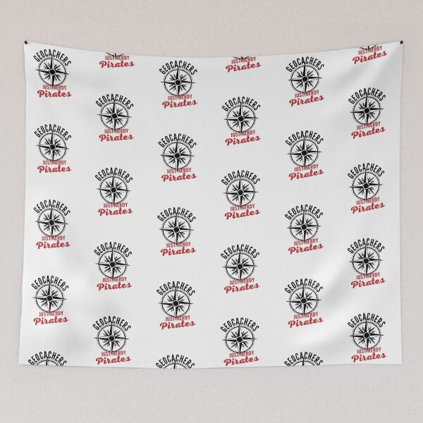 Item preview, Geocachers are just nerdy pirates / funny geocaching saying designed and sold by portrait4you.