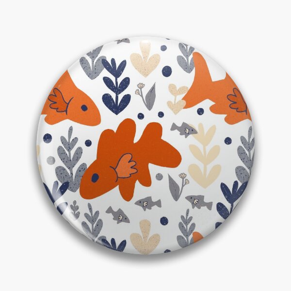 Item preview, Swimming fish on white designed and sold by SuttleDesignCo.