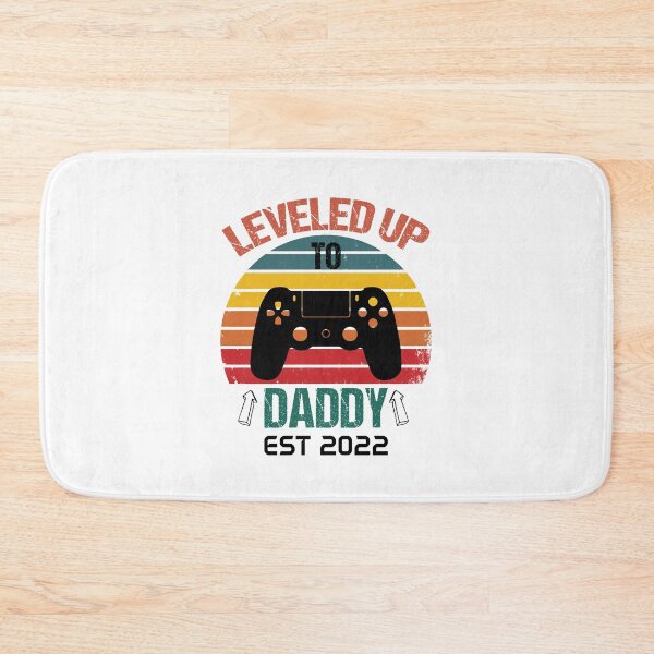 Item preview, Leveled Up to Daddy Est 2022 designed and sold by Beinfashion.