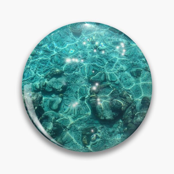 Item preview, Glittering Turquoise Blue Ocean Waves designed and sold by newburyboutique.