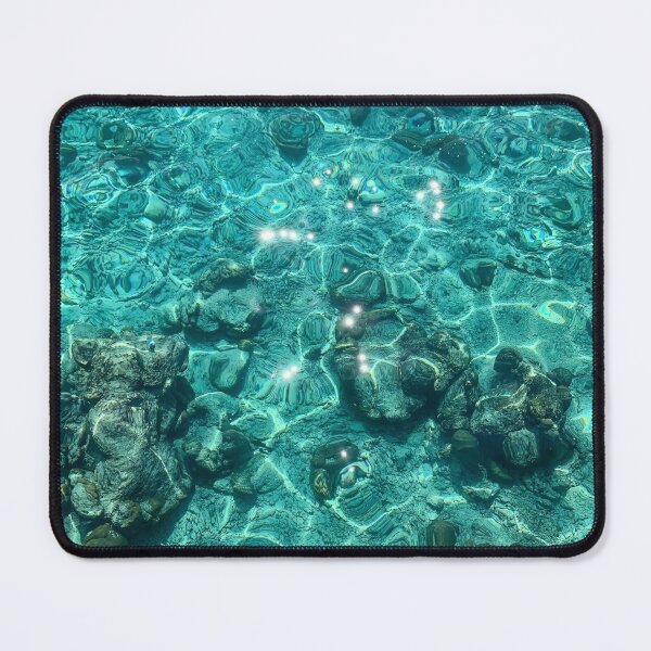 Item preview, Glittering Turquoise Blue Ocean Waves designed and sold by newburyboutique.