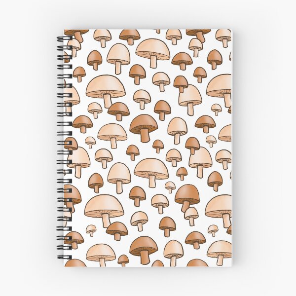 Item preview, Natural shroom pattern on white designed and sold by SuttleDesignCo.