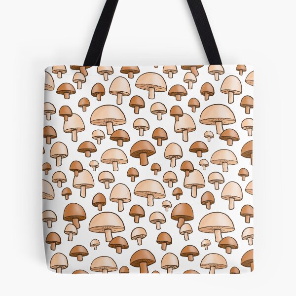Item preview, Natural shroom pattern on white designed and sold by SuttleDesignCo.