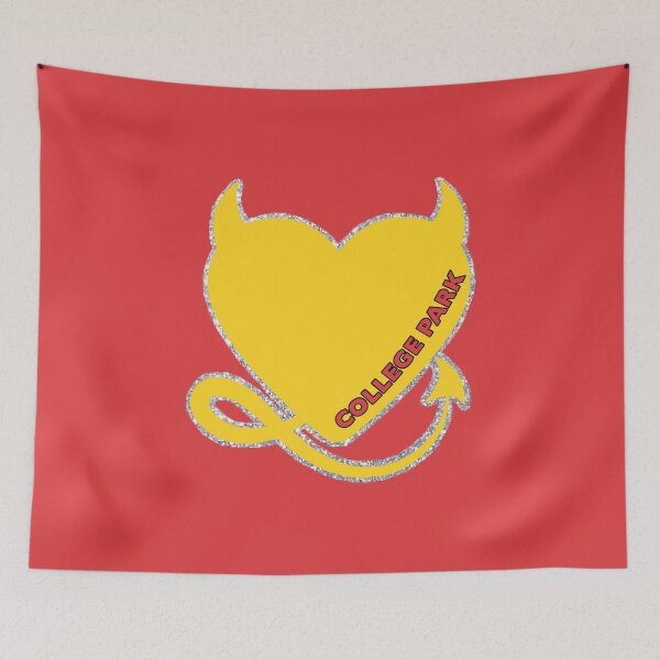 Item preview, College Park Devil Heart  designed and sold by Ajcollages.