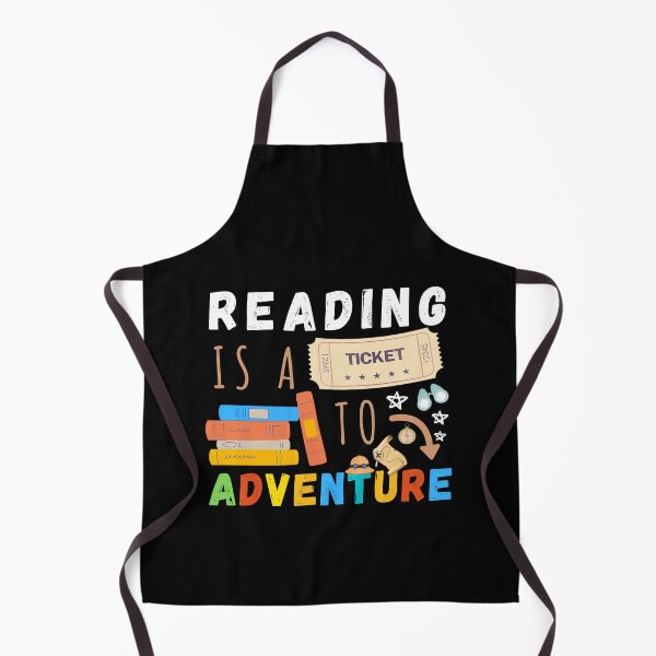 Item preview, Reading Is A Ticket To Adventure designed and sold by 24FAHSION.