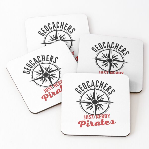 Item preview, Geocachers are just nerdy pirates / funny geocaching saying designed and sold by portrait4you.
