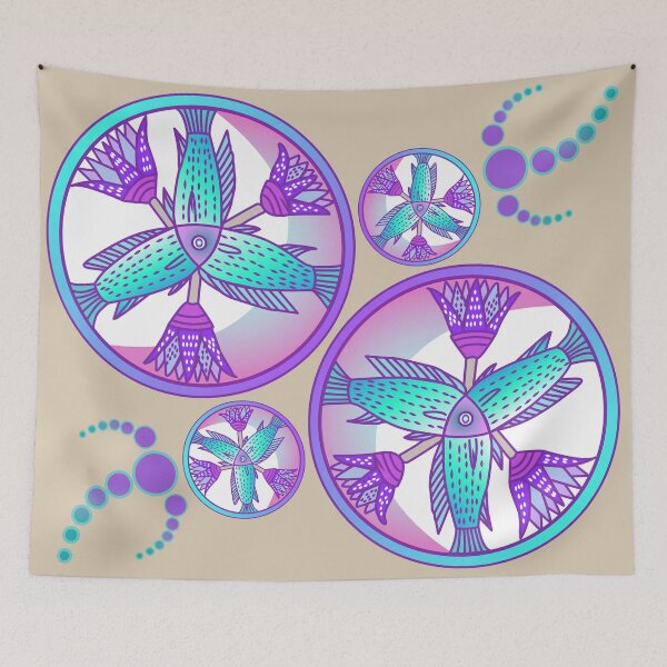 Item preview, Three Fishes Ancient Symbol, Goddess, Hathor designed and sold by Jedi-Artist.