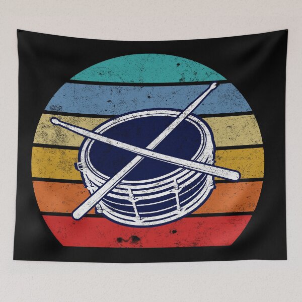 Item preview, Snare Drumsticks Drummer Gift Retro Vintage designed and sold by playloud.