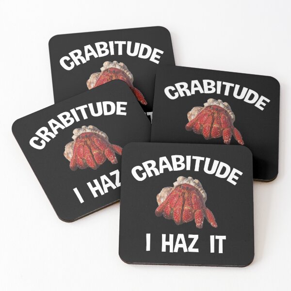 Item preview, Crabitude - I Haz It Funny Hermit Crab Lover designed and sold by Cat Lady Designs.