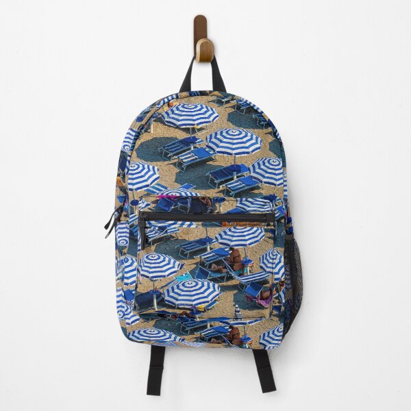 Item preview, Greece Blue Umbrella Beach Vacation  designed and sold by newburyboutique.