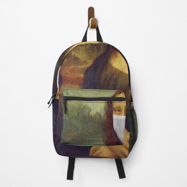 Item preview, Monalisa Mask Digital Art designed and sold by TopChoiceMerch.