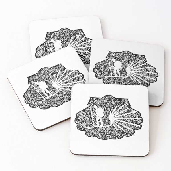 Item preview, Way of St. James pilgrims designed and sold by TanTrisTani.