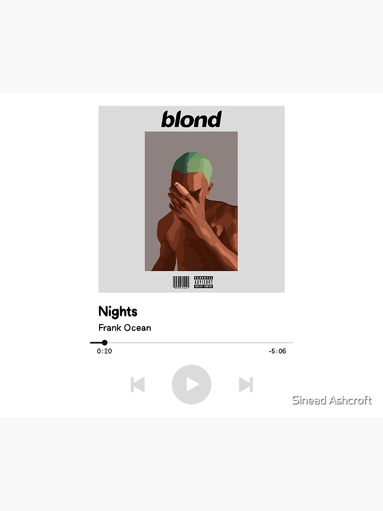 Copy of Frank Ocean Blond Album Spotify Playing Now