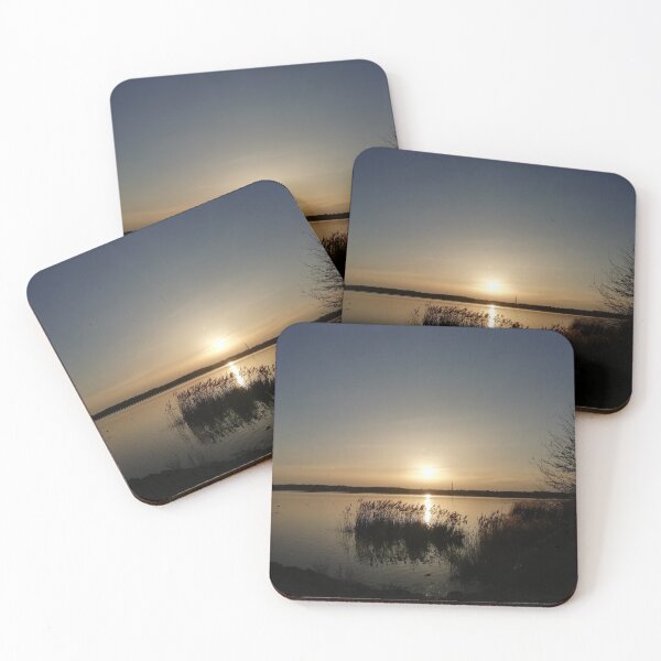 Item preview, Nature photography winter lake sunset designed and sold by Aline22.